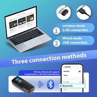 Lecteur de codes-barres 1D 2D sans fil Bluetooth portable léger de la série JR CT3608 pour la gestion des actifs
