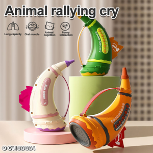 Trẻ Em Cảm Giác Mới Nhất Trumpet Nhựa Nhỏ Đồ Chơi Nhạc Cụ Sừng Học Tập Đồ Chơi Cho Trẻ Em Với 30 Âm Thanh Khác Nhau - Product Image 2