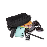Riñonera Táctica Deportiva de Nailon AYPPRO para Exteriores, Compatible con MOLLE, Cierre de Cordón, Bolsa Táctica para Cinturón, Láser Médico