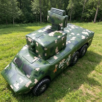 Véhicule de défense aérienne gonflable de simulation de char d'assaut pour exercices et démonstrations - Grande Vente