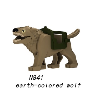Jouets de construction Orc's Warg Medieval Knight Wolf, figurines en plastique ABS, jouet éducatif unisexe, 14 ans et plus, N837-N842 - Product Image 6