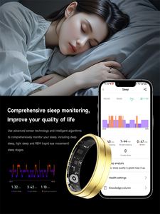 Stress/frequenza cardiaca/monitoraggio della salute <span class=keywords><strong>Apnea</strong></span> del sonno monitoraggio lunga durata della batteria Smart Ring - Product Image 6