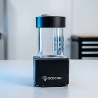 OCOCOO - Combo de Bomba y Depósito de Refrigeración Líquida para PC de Alto Rendimiento, 12V PWM, Sistema de Refrigeración Silencioso para Estaciones de Trabajo y Juegos de Escritorio H06D