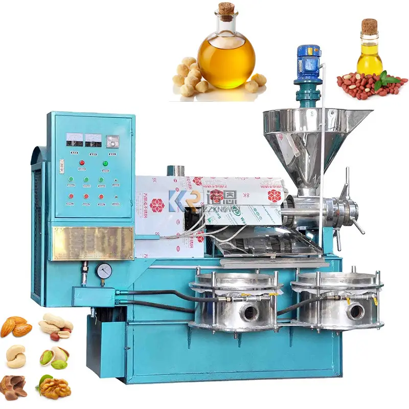 Commercial Palm Oil Expeller Coconut Avocado Extraction Fully Automatic Mustard Flax Seed Oil Press Machine