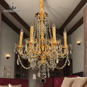 Iwork Châu Âu Retro Trang Trí Đám Cưới Trong Nhà Thiết Kế Đèn Chùm Maria K9 Đèn Chùm Pha Lê - Product Image 4