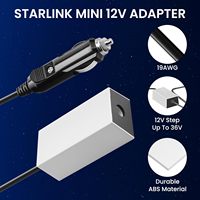 Adaptateur d'Alimentation Chargeur Rapide Starlink Mini avec Chargeur de Voiture – Idéal pour Véhicules et VR : Parfait pour une Utilisation en Déplacement