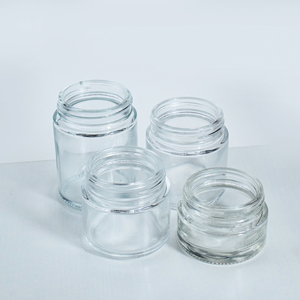 ขวดแก้วใสใส่เครื่องสำอางพร้อมฝาปิดสีดำขวดบรรจุภัณฑ์เครื่องสำอางแบบออกแบบโลโก้ได้ตามต้องการ - Product Image 4