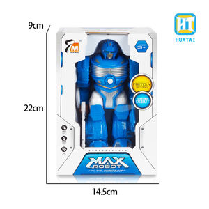 Jouets robots de dessin animé interactifs pour enfants ensemble éducatif amusant en sciences et ingénierie avec lumière éblouissante et lecture de musique - Product Image 3