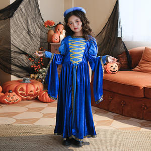 Halloween Ropa Infantil Retro Corte Estilo Medieval Renacimiento Niñas Carnaval Vestido <span class=keywords><strong>Palacio</strong></span> - Product Image 3