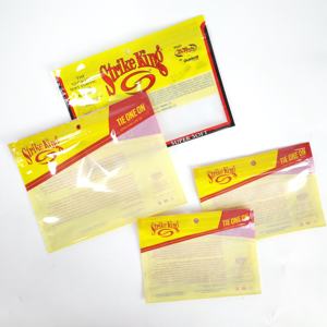 Paquetes de Cebo Transparentes de PVC Personalizados con Muesca de Apertura, Reutilizables con Cierre Hermético para la Conservación de Cebo Vivo - Product Image 1