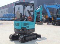 Excavatrice compacte JIAHE 2T |   EPA Euro V, Siège en cuir, Idéal pour l'agriculture et l'aménagement paysager, Prix direct usine