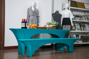High Quality Decorative Beer Bench Party Wedding <strong>Outdoor</strong> <strong>Table</strong> <strong>Cover</strong> - Product Image 2