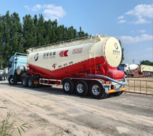 Semirremolque <span class=keywords><strong>de</strong></span> Cemento a Granel <span class=keywords><strong>de</strong></span> 3 Ejes, Remolque Cisterna <span class=keywords><strong>de</strong></span> Cemento en Polvo Seco <span class=keywords><strong>de</strong></span> 45 CBM <span class=keywords><strong>para</strong></span> Transporte en Construcción y Minería - Product Image 6
