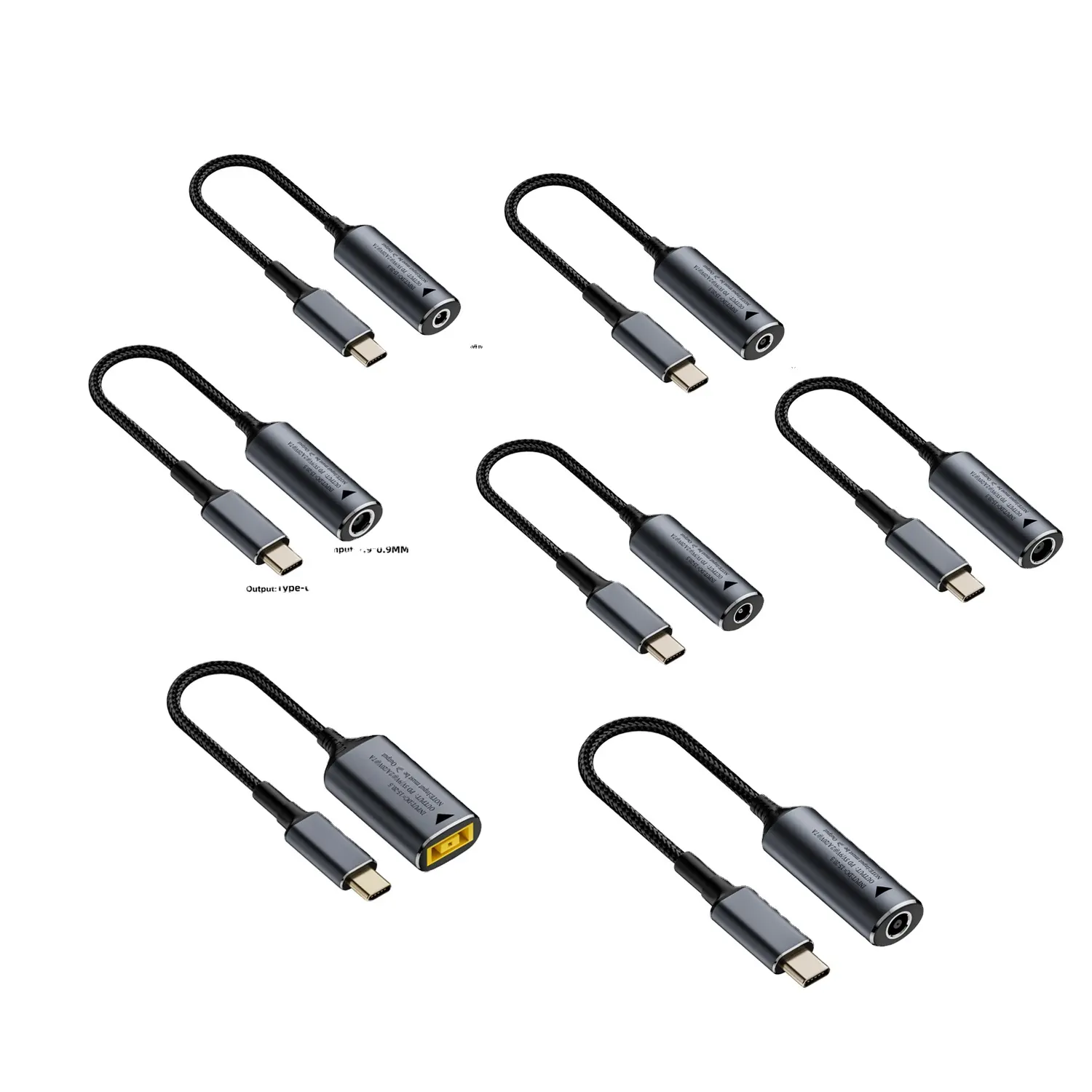 Nieuwkomers 140W Pd Oplaadconverter Kabel Dc 7.4*5.0Mm 5.5*2.5Mm 4.5*3.0Mm Vrouwelijk Naar Usb C Mannelijk Aansluitsnoer Voor Hp