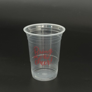 Tùy chỉnh in thân thiện với môi nhựa cứng ly cà phê 12oz/16oz/20oz/24oz/32oz đơn tường gói thấp moq cà phê cửa hàng cốc nhựa - Product Image 5