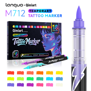 Juego <span class=keywords><strong>de</strong></span> Marcadores Fluorescentes UV Languo para <span class=keywords><strong>Tatuajes</strong></span> <span class=keywords><strong>Temporales</strong></span>, Listos para Enviar, Rotuladores Brillantes para Arte Corporal, Seguros para la Piel, Dibujo, Suministros para Fiestas - Product Image 1