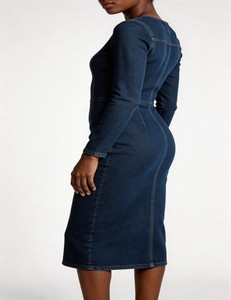 Vestidos de Mezclilla Económicos para Mujer, Vestidos Casuales de Mezclilla, Suministro al por Mayor para Tiendas de Segunda Mano y Mercado de <span class=keywords><strong>Reventa</strong></span>, Ropa Usada 38-100Kg - Product Image 5