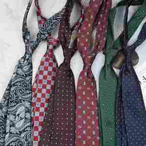 Cravate homme vintage aux couleurs sombres, style britannique, 8 cm, personnalisée, formelle, professionnelle, pour affaires, avec motif cachemire - Product Image 3