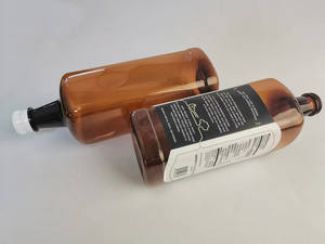 Bouteilles en plastique brun de 1,4 L avec bouchons blancs Récipients de grande capacité pour les solutions de nettoyage d'huiles comestibles Matériau PET durable - Product Image 5