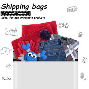 100 PCS Self-Adhesive 10x13-Inch White Poly <b>Mailers</b> 2 Mil Waterproof Tear-Resistant Eco-Friendly 2-Day & 5-Day Delivery - Product Image 5