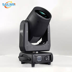 Lumière de scène à tête mobile haut de gamme 380W, faisceau RGBW blanc chaud avec étui de transport 4 en 1 pour discothèque, mariage, DJ, événements disco - Product Image 1