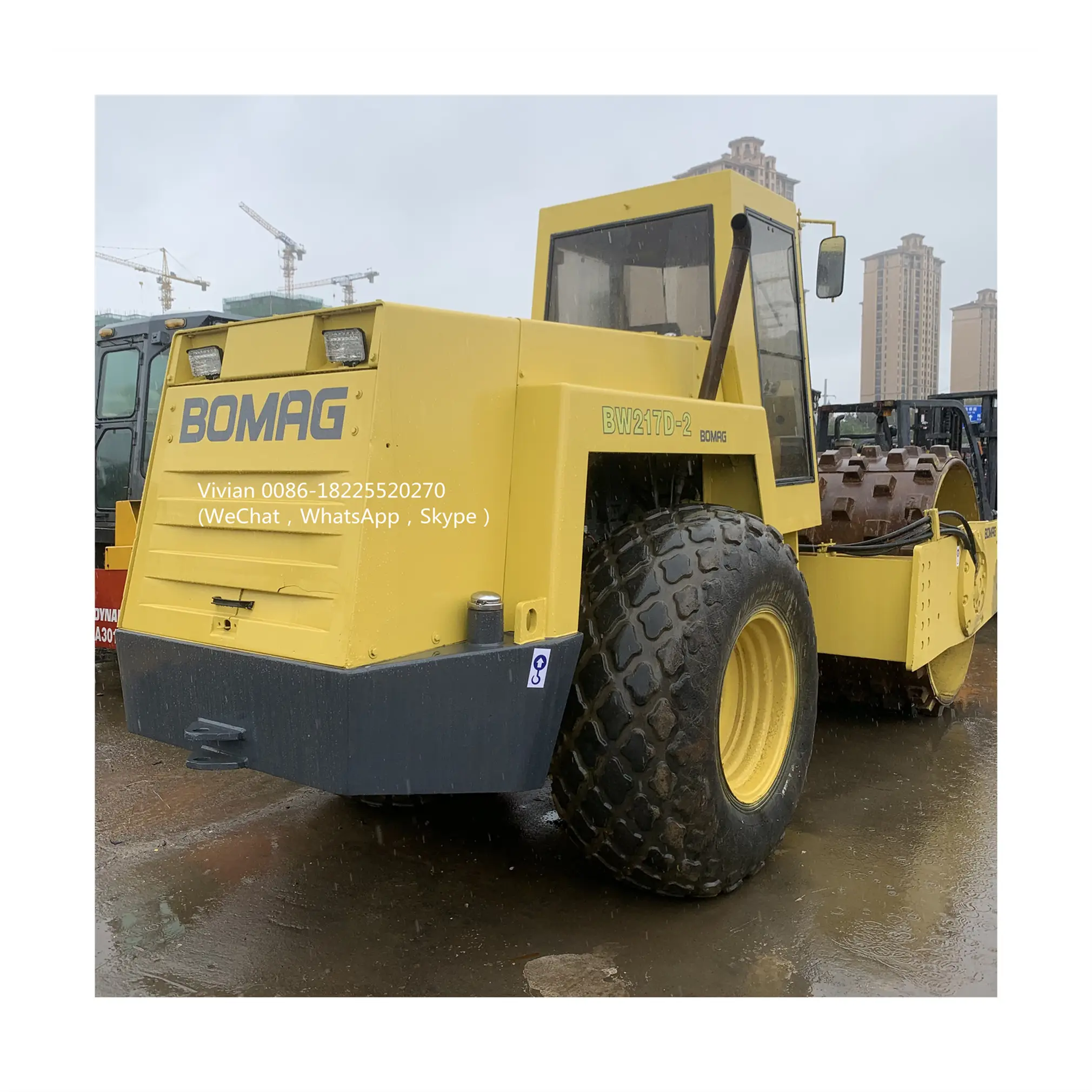 Hoge Prestaties Gebruikt Bomag BW217D-2 Road Roller Compactor