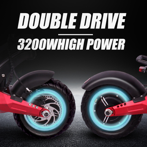 Scooter Plegable de 52v 3200w con Motor sin Escobillas para Adultos, Velocidad de 70 km/h, Scooter con Neumáticos Antipinchazos J-21, Scooter de Doble Motor J-21 - Product Image 4