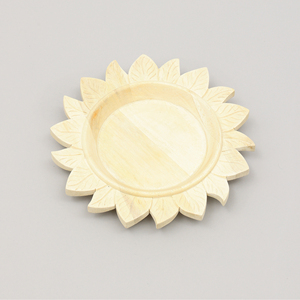 Piatto Decorativo in Legno Artigianale da 13 Pollici, Stoviglie in Legno per Decorazione Tavola - Product Image 1