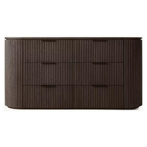 Cómoda Byron de 6 cajones, muebles de alta calidad para el hogar, cómoda de dormitorio de madera maciza con 6 cajones, gabinete de almacenamiento - Product Image 5