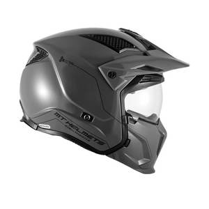 Casque intégral MTHELMETS en ABS certifié CE, équipement ventilé toutes saisons pour moto tout-terrain, rallye, aventure, état neuf - Product Image 3