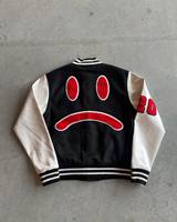 Collège veste pour hommes broderie Chenille patchs en cuir manches Baseball Bomber Letterman université université veste personnalisée