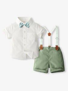 I nuovi bambini indossano pantaloncini t-shirt vestiti <span class=keywords><strong>per</strong></span> bambini vestiti estivi 0-12 mesi vestiti bambino - Product Image 2