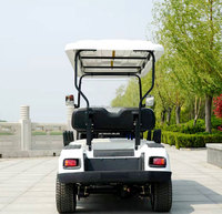 Voiturette de golf électrique 4 places avec batterie au lithium 60V, design élégant, véhicule utilitaire pour le transport lors d'événements et mariages