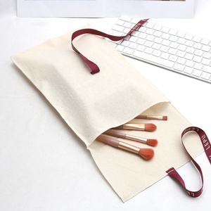 Custom Logo Printing Organic Cotton Envelope <b>Bag</b> With Ribbon Clothes Packing Handbag <b>Dust</b> <b>Bag</b> Muslin Gift Envelope Pouch - Product Image 3