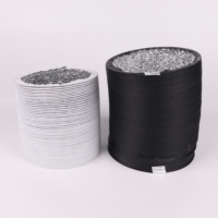 Conduit d'air en aluminium résistant à la chaleur cvc conduit de tuyau de ventilation flexible d'air en PVC