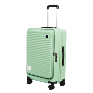 Sang trọng bền 20-inch cabin hành lý phía trước túi 28-inch Side mở vali Trọng lượng nhẹ ABS + PC hardshell TSA Khóa Kinh Doanh - Product Image 3