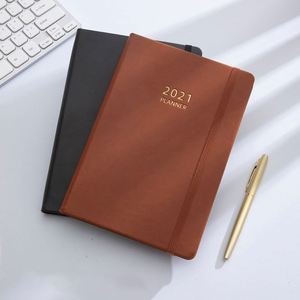 Promotional Business Office Pu Leather Printed A5 <b>Diary</b> <b>Notebook</b> Red/Black/Blue Thermal Binding Customizable Logo Accept - Product Image 4