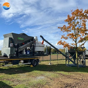 Volledig automatische, funderingsvrije, kleine mobiele betoncentrale 25m3/u in Frankrijk CE - Product Image 1