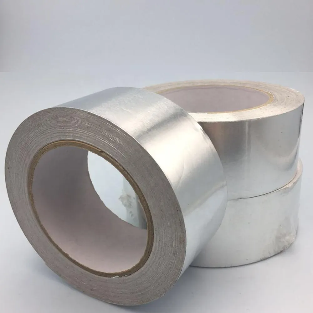 Campione gratuito resistenza al calore forte adesione riparazione impermeabile imballaggio nastro in foglio di alluminio
