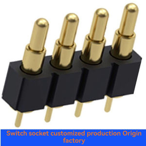 Conector POGO de Alta Calidad de <span class=keywords><strong>4</strong></span> Pines para Carga con Carcasa de Latón/Cobre Fosforado, Durabilidad de 500.000 Ciclos - Product Image 2