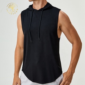 Mens Fitness Clothing Gym Apparel Vest T Shirt Sleeveless <strong>Hoodies</strong> Men - Product Image 3