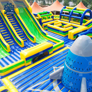 Hot Sale Big PVC <b>Inflatable</b> Playground Slide Combo Durable Fun City Jumping Bouncy Castle Moonwalk for Amusement Park - Product Image 4