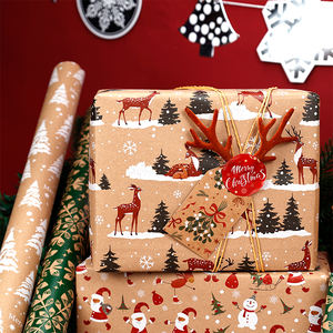 Factory Design 50 X 70 cm Christmas <b>Wrapping</b> <b>Paper</b> Packaging Gift <b>Wrapping</b> <b>Paper</b> - Product Image 2