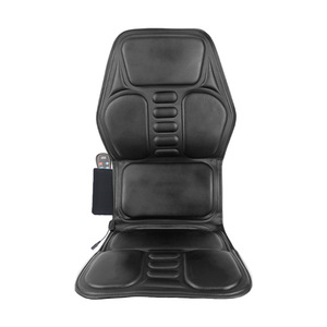 Massage Cushion Lumbar <b>Heating</b> Vibration Massage Seat <b>Pad</b> For Car Home Neck <b>Back</b> Hip Relief USB Powered PU Leather - Product Image 2