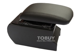 Carest scatola bracciolo centrale per veicoli in pelle speciale di alta qualità, scatola di immagazzinaggio refit per copertura adesivi per auto <span class=keywords><strong>Peugeot</strong></span> 2008 - Product Image 2