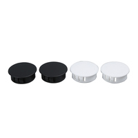 Bouchons de trou en plastique de 5 mm, 6 mm, 8 mm, 10 mm, 12 mm, 13 mm, 14 mm, 15 mm, 19 mm, 20 mm, 22 mm, 25 mm pour bureau, table, armoire