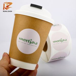 Étiquettes autocollantes Sweetjava pour tasses à café en vinyle, écologiques, imperméables, résistantes à la chaleur, impression numérique pour l'emballage des boissons - Product Image 2