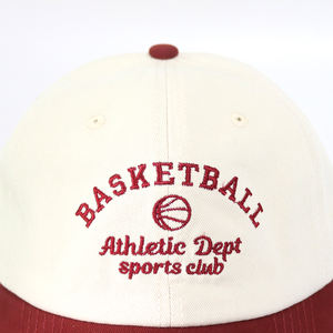 Casquettes de baseball en coton à visière incurvée à 6 panneaux non structurées à deux tons pour femmes, logo brodé personnalisé en gros populaire - Product Image 6