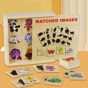 <span class=keywords><strong>Gioco</strong></span> di Abbinamento <span class=keywords><strong>delle</strong></span> <span class=keywords><strong>Ombre</strong></span> Montessori, Puzzle di Forme, Carte Abbinabili, <span class=keywords><strong>Gioco</strong></span> di Memoria - Product Image 2