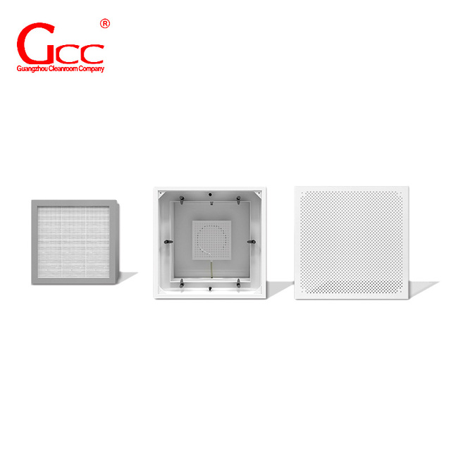 DOP Gel Seal HEPA Air Supply Outlet with Test Port High Efficiency Filter Terminal Unit for Hospital Laboratory